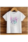 Kiz Çocuk Baskili T-shirt